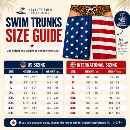 CheekyTides™ Swim Trunks