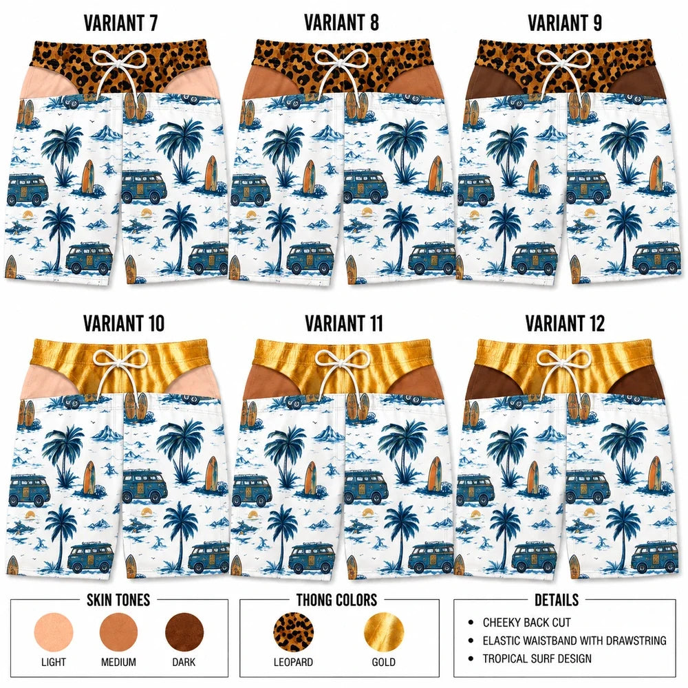 CheekyTides™ Swim Trunks