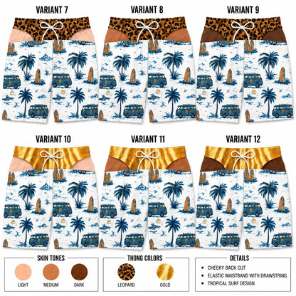 CheekyTides™ Swim Trunks