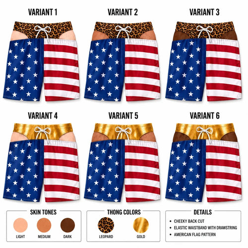 CheekyTides™ Swim Trunks